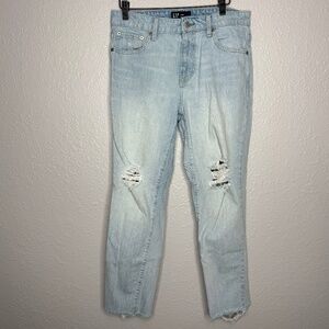 Women's Gap Denim Universal Slim Boyfriend  Jeans -  6/28R -cp